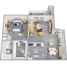 The Hollywood 308 floor plan